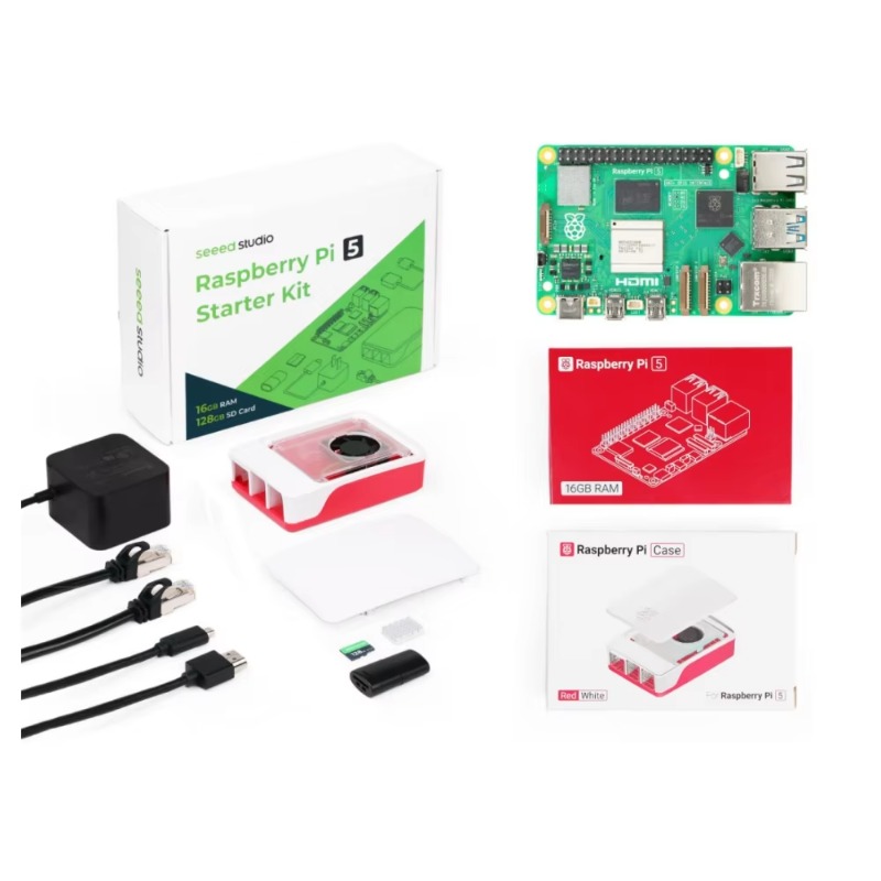 Raspberry Pi 5 8Gb Kit - 5 Starter Kit - RAM 4GB/8GB/16GB,