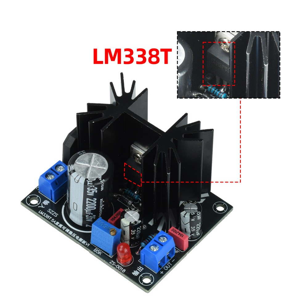 LM338T Modul Regulator Teganga - Linear Lab Power Supply Adjustable ulasan dan harga
