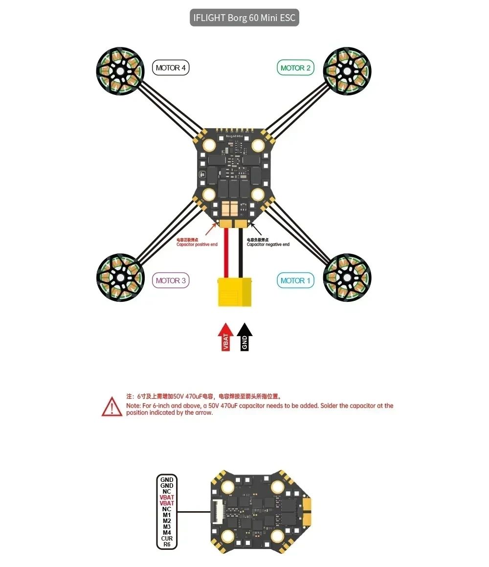 Iflight Borg F7 Mini Stack Den - Fpv Flight Controller F7 Stack 60A ulasan dan harga