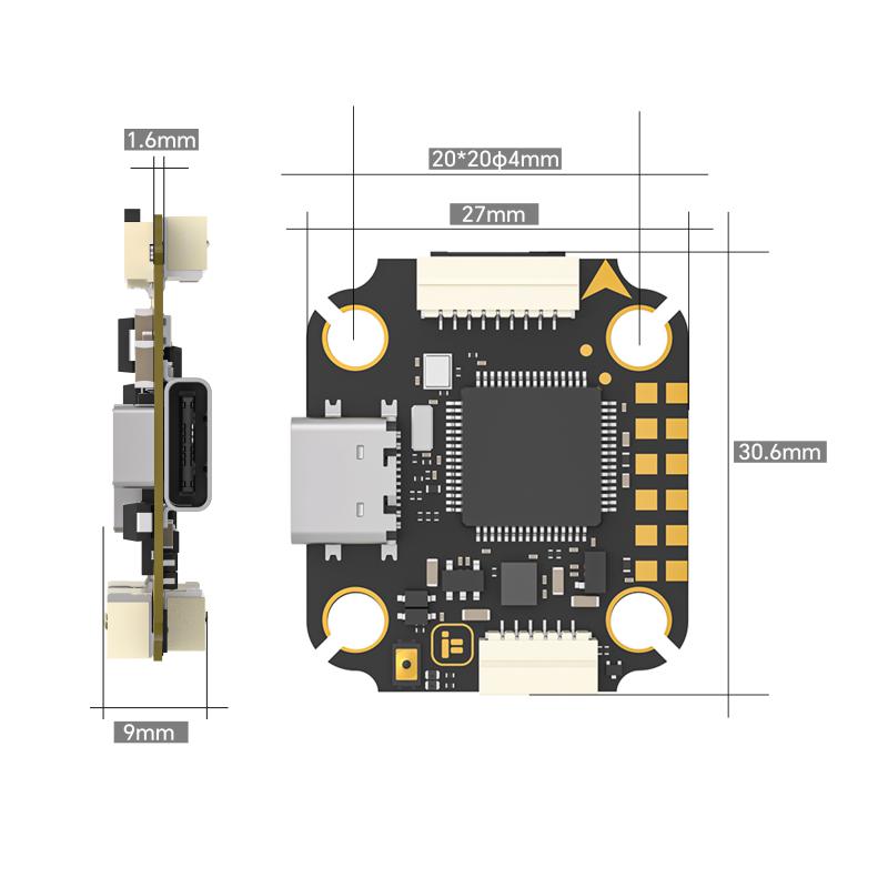 Iflight Borg F7 Mini Stack Den - Fpv Flight Controller F7 Stack 60A ulasan dan harga