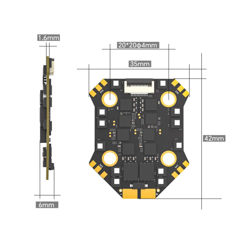Iflight Borg F7 Mini Stack Den - Fpv Flight Controller F7 Stack 60A ulasan dan harga